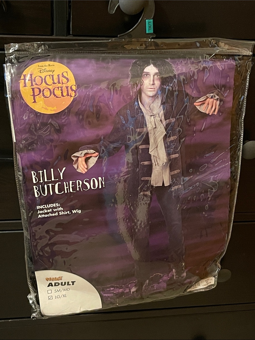 Spirit Hocus Pocus Billy Butcherson Costume - Black and Cream